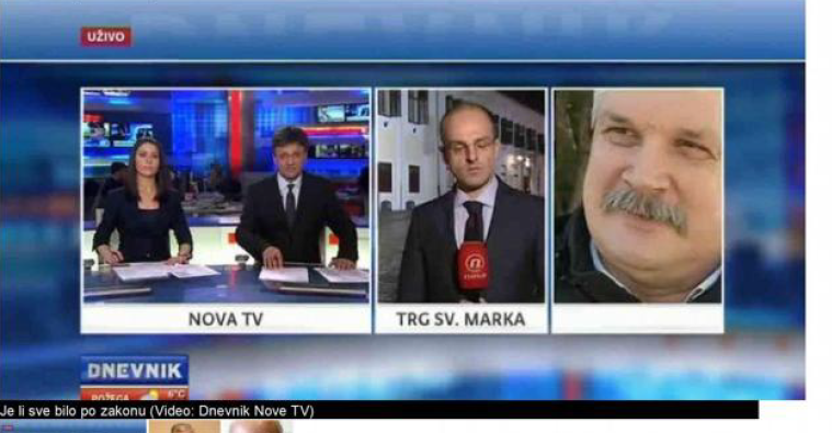 President of TIC on Dnevnik Nova TV