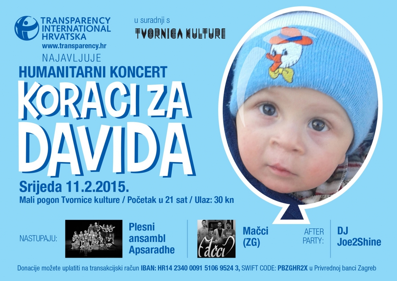 Koraci za Davida – humanitarni koncert TIH-a