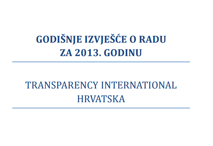 Izvješća o radu udruge 2013