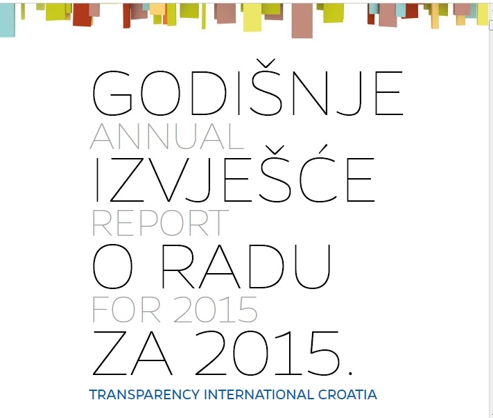 Izvještaj o radu za 2015. godine