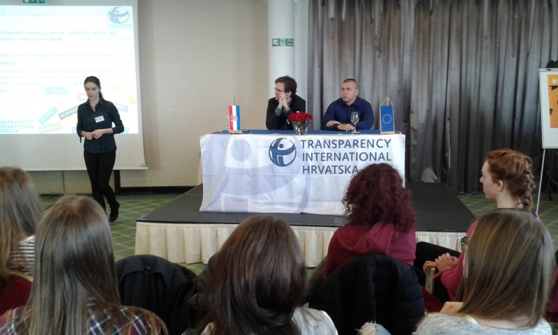 Antikorupcijski sat – gimnazija Karlovac