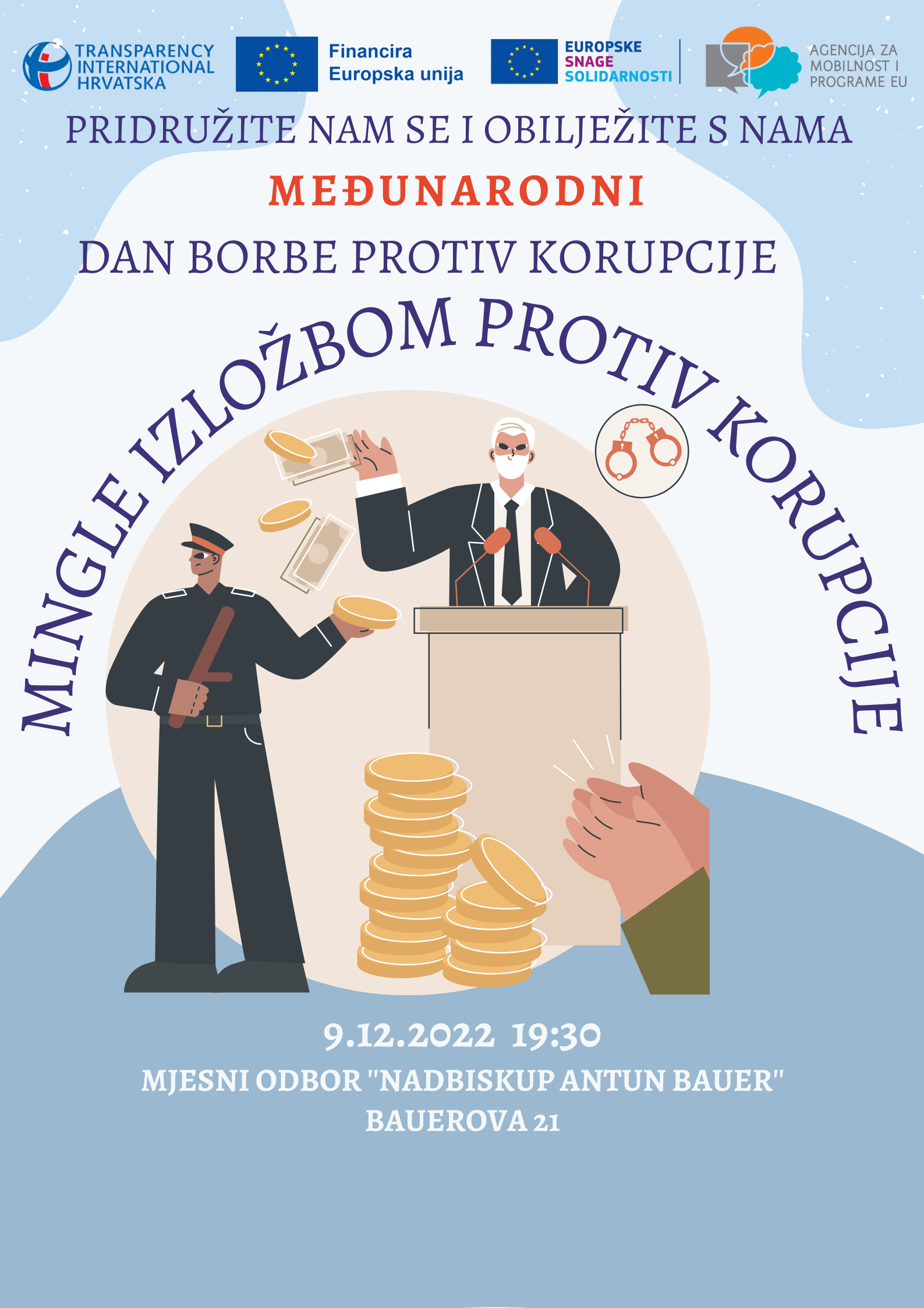 Mingle izložba na Svjetski dan borbe protiv korupcije 09.12.